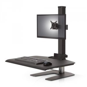 Innovative WNST-1-104 Single Monitor Freestanding Sit Stand