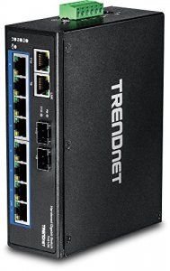 Trendnet TI-G102 10-port Hardened Industrial Gigabit Din-rail Switch,l