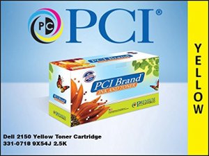 Pci 331-0718-PC Dell Npdxg 331-0718 Yellow Toner Cartridge 2500 Page H