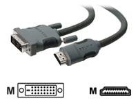 Belkin F2E8171-25-SV Hdmidvi-d Sngl Link Cbl Hdmi-mdvi-d(m-sl); 25