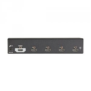 Black VSP-HDMI1X4-4K Distribute 4k Hdmi Video Resolutions And Audio To