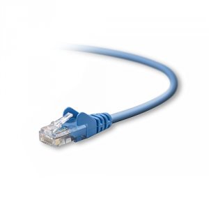 Belkin A3L791BT02MBLUS Cat5e Ethernet Patch Cable Snagless, Rj45, Mm