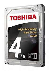 Toshiba HDWQ140XZSTA 4tb Nas Internal Hard Drive  7200rpm 128mb (n300)