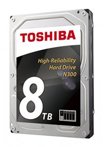 Toshiba HDWN180XZSTA 8tb Nas Internal Hard Drive  7200rpm 128mb (n300)