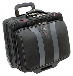 Swiss GA-7011-14F00 Granada Rolling Case 27011140 Black  Grey 17in Lap