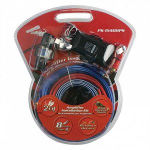 Audiopipe PK1540HPS Complete 8 Gauge Amp Kit With Line Out Converter