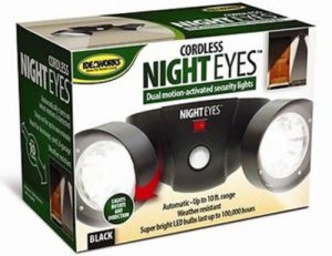 Jobar JB7115BLK Ideaworks Night Eyes Security Lights Black