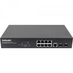 Intellinet 561167 8-port Gigabit Ethernet Poe+ Web-managed Switch With