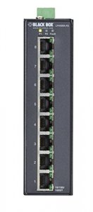 Black LPH008A-R2 Hardened Gigabit Poe+ Switch, 8-port