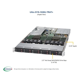 Supermicro TK003-SYS-1028U-TR4T System Tk003-sys-1028u-tr4t+ 1xsys-102