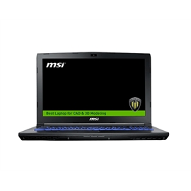 Msi WE622011 Notebook  15.6 Core I7-7700hq 8gbx2 256gb+1tb Quadro M220