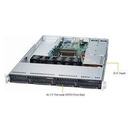 Supermicro SYS-5019S-W4TR Sys-5019s-w4tr E3-1200v6v5 S1151 H4 C236 4x3