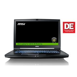 Msi WT73VR1211 Notebook  17.3 Core I7-7820hk 16gbx4 512gb+1tb Quadro P