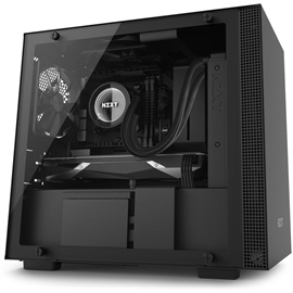 Nzxt CA-H200W-BB H200i Mitx Mini Tower No Ps 0 0 (1) Bay Usb 3.1 Matte