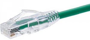 Unirise CS6-06F-GRN 6ft Cat6 Clearfit Slim Patch Cable Green