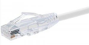 Unirise CS6-05F-WHT 5ft Cat6 Clearfit Slim Patch Cable White