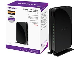 Netgear CM500V-100NAS Cable Modem For Internet  Voice Docsis 3.0