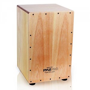 Pyle PCJD18 Stringed Jam Cajon Wooden Cajon Percussion Box