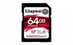 Kingston SDR/64GB 64gb Sdxc Canvas React 100r80w