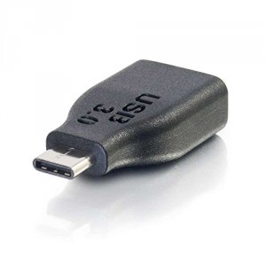 C2g 28868 Usb 3.0 (usb 3.1 Gen 1) Usb-c To Usb-a Adapter Mf - Black