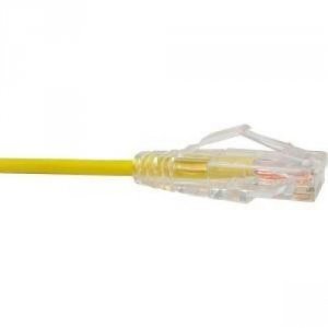 Unirise CS6-10F-YLW 10ft Cat6 Clearfit Slim Patch Cable Ylw