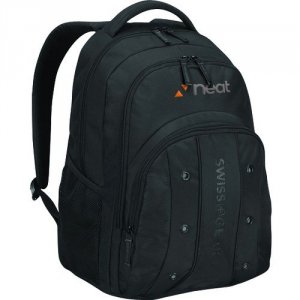 Swiss 64081001 Upload Backpack Black, Fits Most 16in Laptops