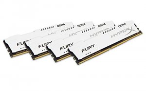 Kingston HX426C16FWK4/64 Hyperx Fury White 64gb (16gb X4) Ddr4 2666mhz