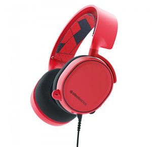 Steel 61435 Arctis 3 Solar Red Gaming       Headset