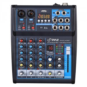 Pyle PMXU43BT 4ch Bt Studio Mixer Dj          Controller Audio Mixing 