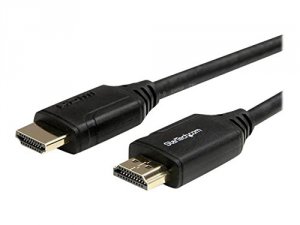 Startech HDMM2MP 6ft (2m) Premium Certified Hdmi 2.0 Cable With Ethern