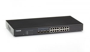 Black LGB516A Gigabit Unmanaged Switch With Sfp Uplink