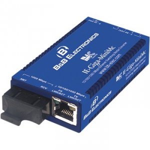 B+b 856-18831 Ie Gigaminimc Txlx-sm1310sc With Ac Power Adapter