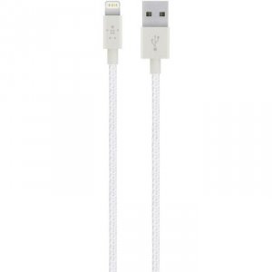 Belkin F8J144BT04-WHT Mixit Metallic Lightning To Usb Cable