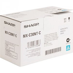 Original Sharp SHRMXC30NTC Mx-c30ntc Cyan Toner Cartridge For Use In M