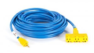 Black EPWR54 All-weather Triple Outlet Blue 50 Feet