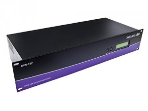 Smartavi DVN-16PS Dvnet-16p: 16x1 Dvi-dusb2.0audio Switch. Includes: D