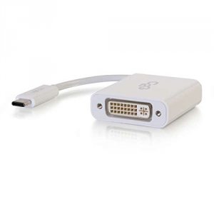 C2g 29484 Usb-c To Dvi-d Video Adapter Converter - White