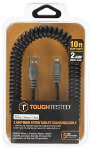 Mizco TT-CC10-IP5 10 Durable Coiled Cable Iphone 5