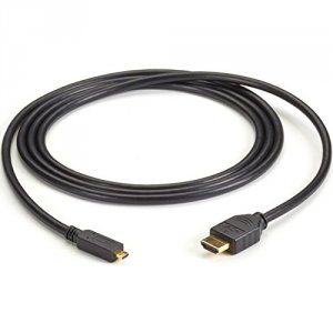 Black VCB-MHDMI-0003 Hdmi To Hdmi Micro, Malemale, 3 Ft 0