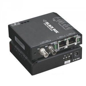 Black LBH100A-P-SSC Extreme Media Converter Switch, Sm, 100