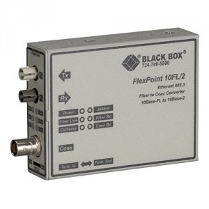 Black LMC211A-MM Flexpoint 10base-fl To Bnc Media Convert