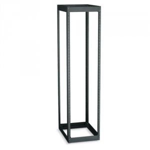 Black RM7008A-R3 4 Post Open Rack 37u 72inh X 20.6inw X 2