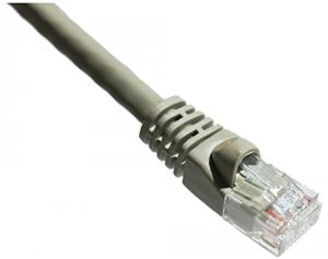 Axiom C5EMB-G14-AX 14ft Cat5e 350mhz Patch Cable Molded Boot (gray)