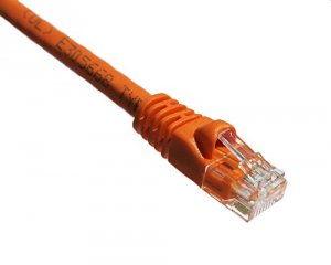 Axiom C5EMB-O14-AX 14ft Cat5e 350mhz Patch Cable Molded Boot (orange)