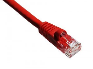 Axiom C5EMB-R50-AX 50ft Cat5e 350mhz Patch Cable Molded Boot (red)