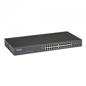 Black LPB5028A 24+4-port Poe+ Gigabit Managed Switch Ec