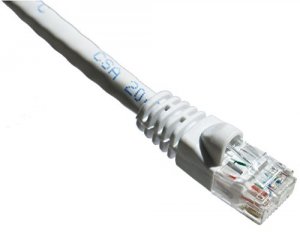 Axiom C5EMB-W15-AX 15ft Cat5e 350mhz Patch Cable Molded Boot (white)