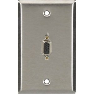 Black WPVGA02-R2 Wallplate Ss Vga Female To Vga