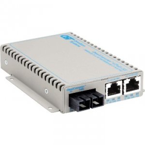 Omnitron 9482-0-21 2x 101001000 To Gigabit Fiber