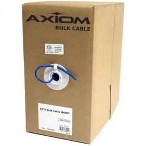 Axiom C5EBCSW1000P-AX Cat5e 24awg 4-pair Solid 350mhz Plenum Bulk Cabl